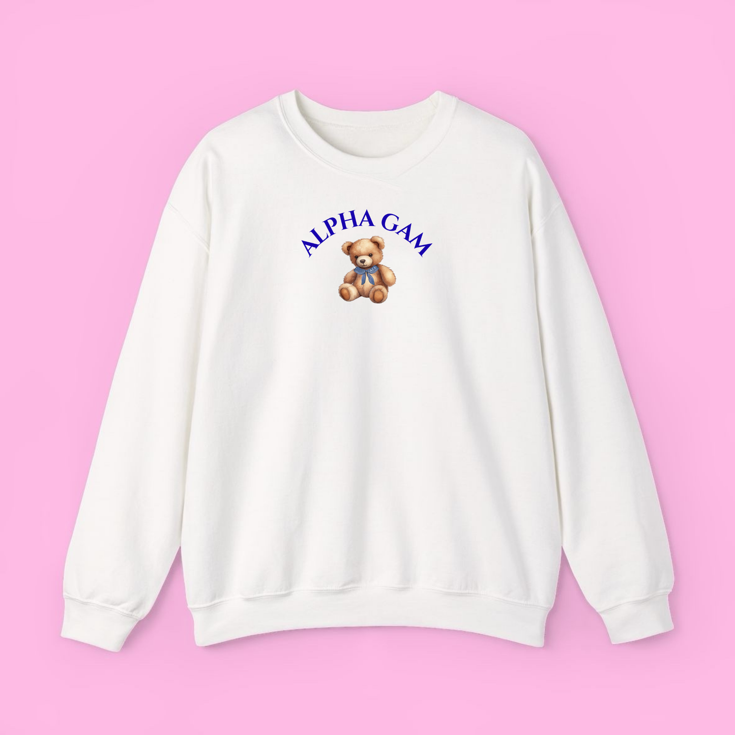 Teddy Sweatshirt- Alpha Gamma Delta