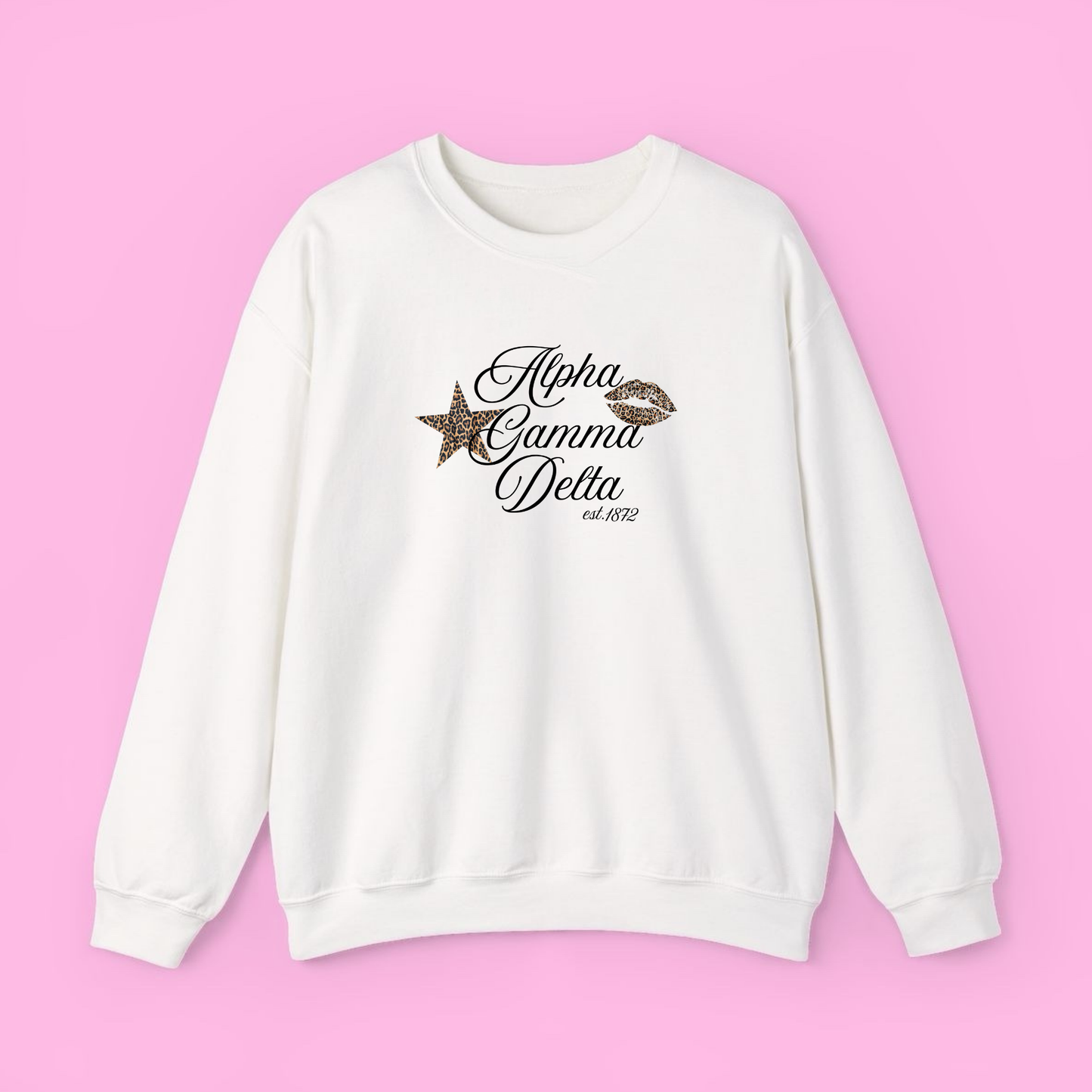 Glammed Out Sweatshirt- Alpha Gamma Delta