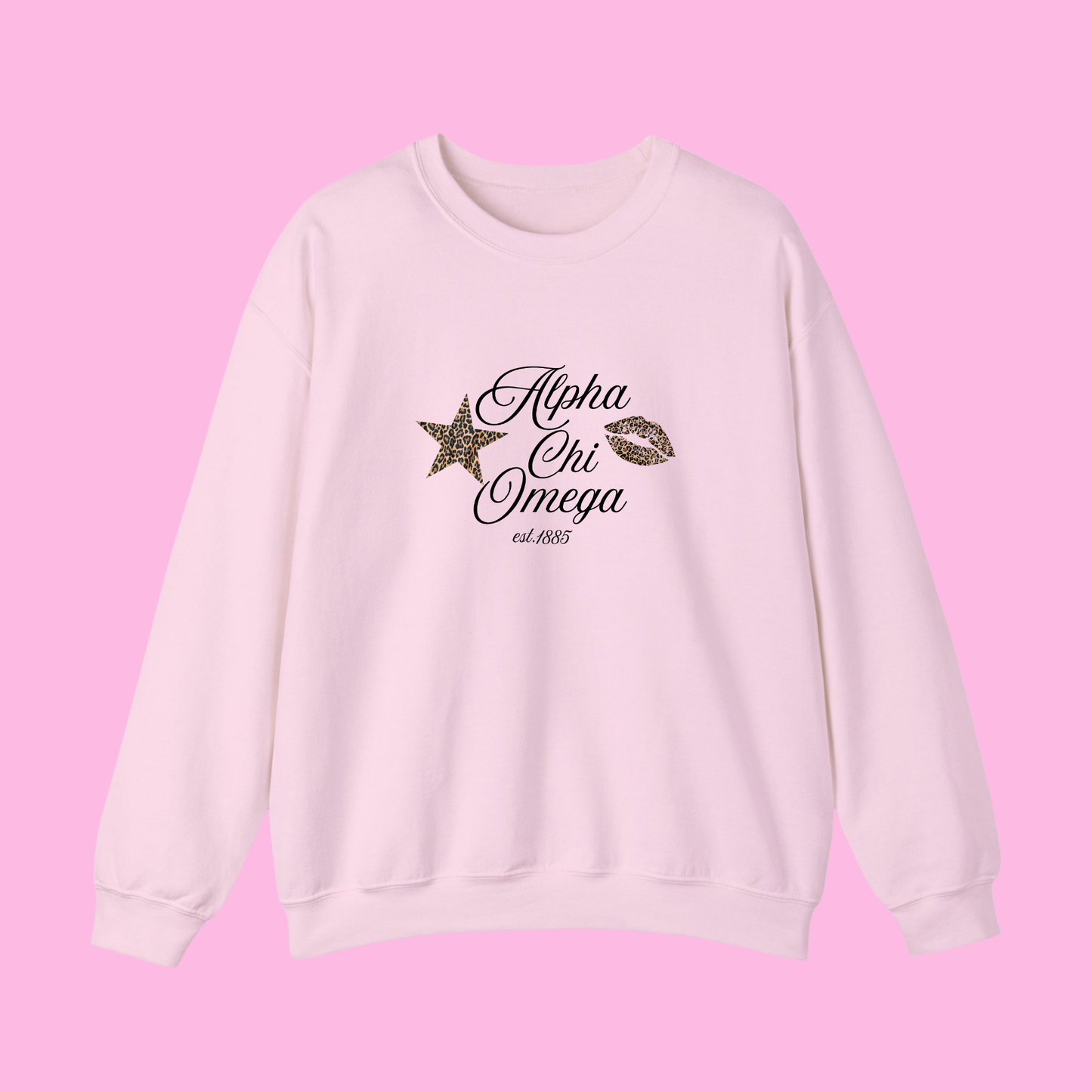 Glammed Out Sweatshirt- Alpha Chi Omega