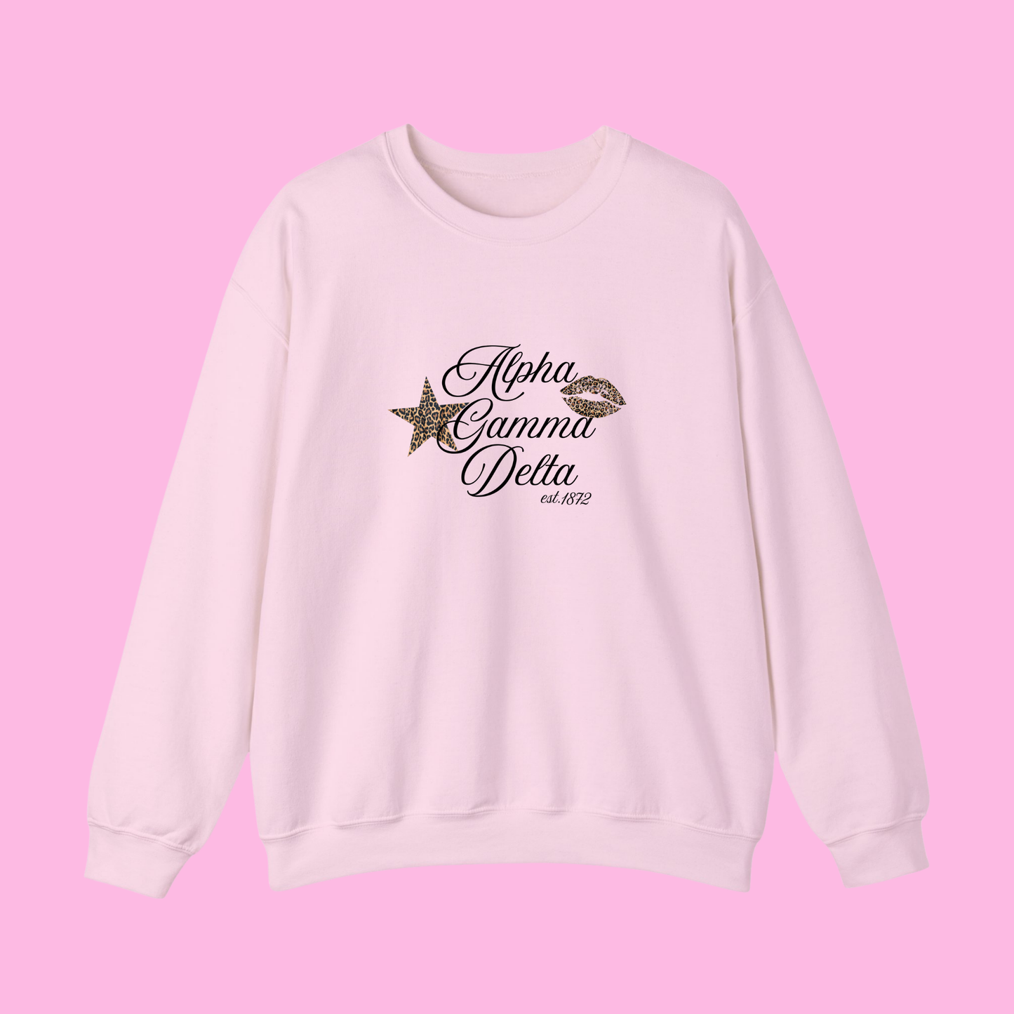 Glammed Out Sweatshirt- Alpha Gamma Delta