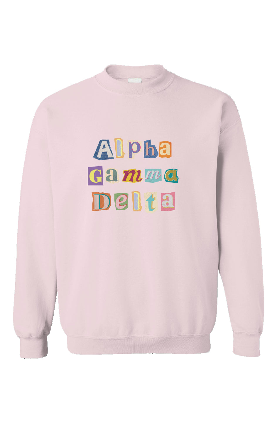90’s Throwback Sweatshirt-Alpha Gamma Delta