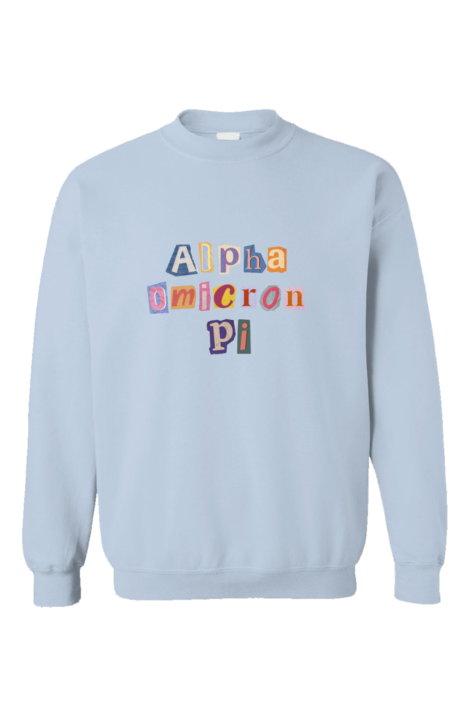 90’s Throwback Sweatshirt- Alpha Omicron Pi