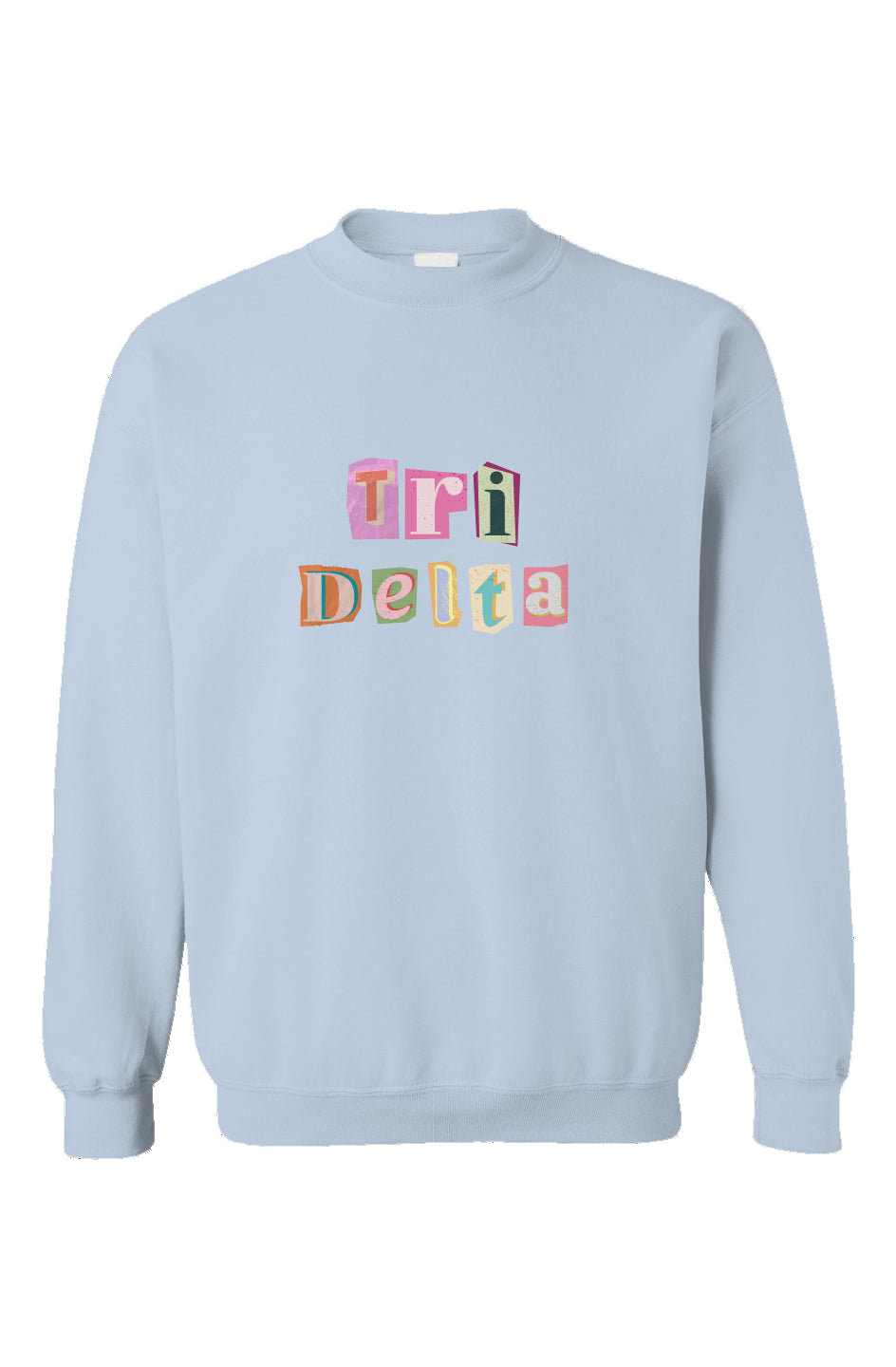 90’s Throwback Sweatshirt- Tri Delta
