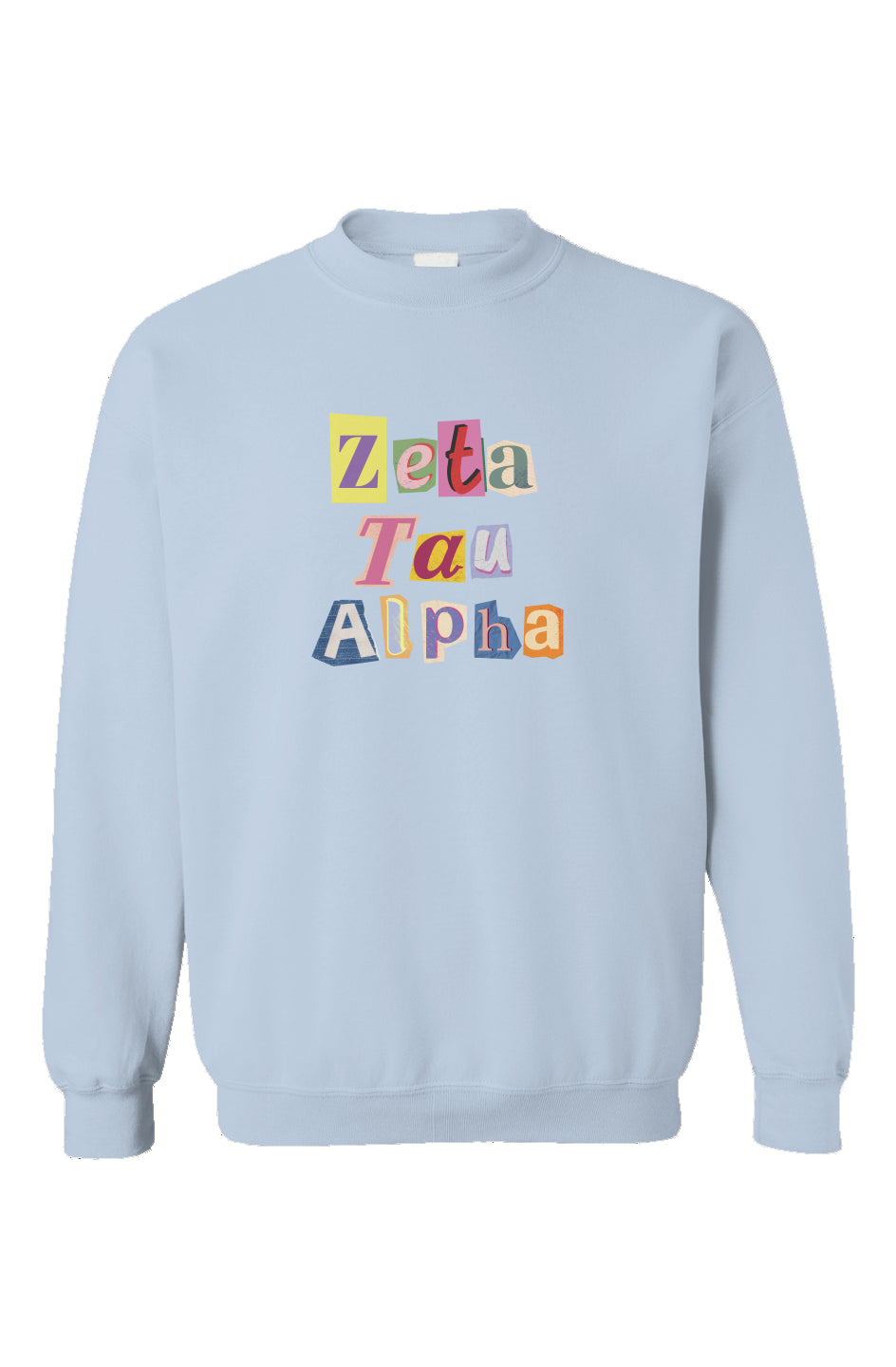 90’s Throwback Sweatshirt- Zeta Tau Alpha