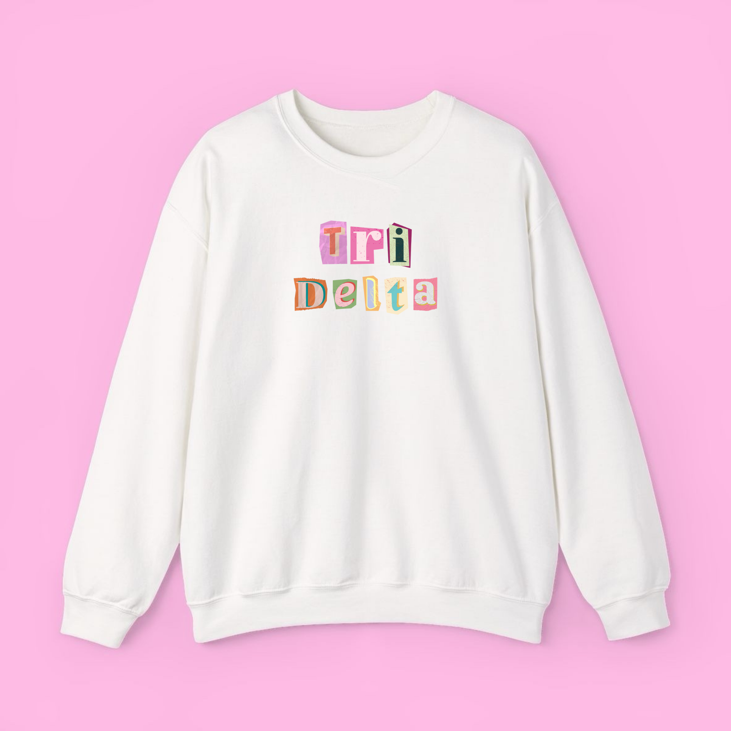90’s Throwback Sweatshirt- Tri Delta