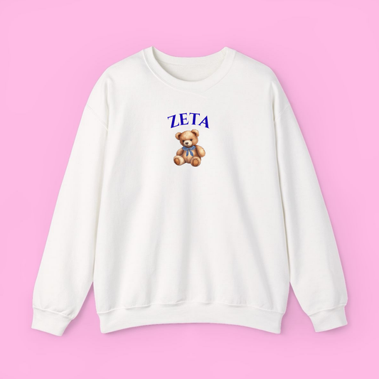 Teddy Sweatshirt- Zeta Tau Alpha