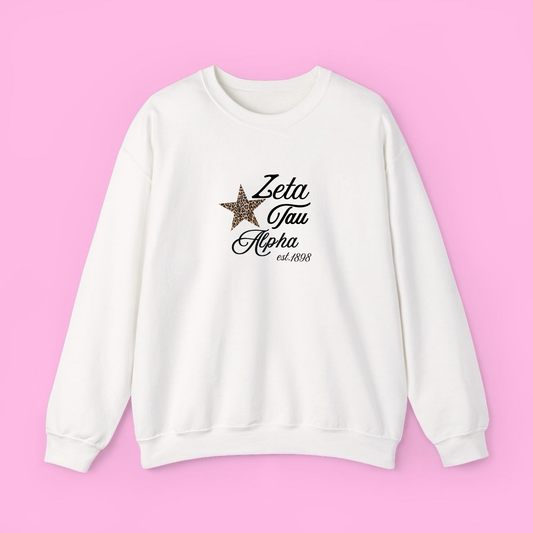 Glammed Out Sweatshirt- Zeta Tau Alpha