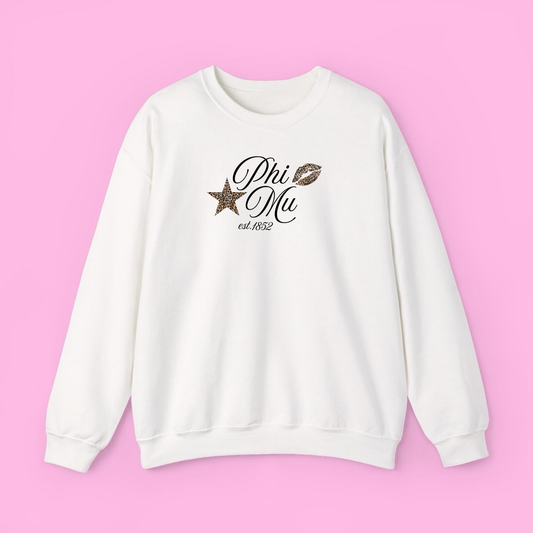 Glammed Out Sweatshirt- Phi Mu