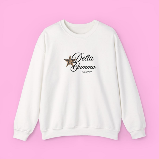 Glammed Out Sweatshirt- Delta Gamma