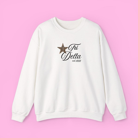 Glammed Out Sweatshirt- Tri Delta