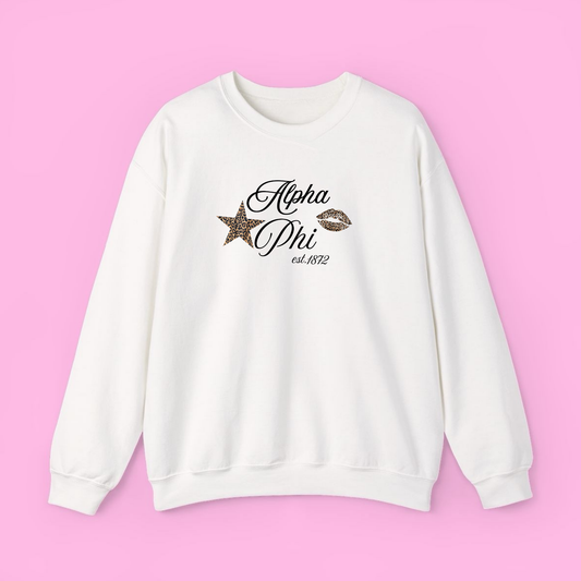Glammed Out Sweatshirt- Alpha Phi