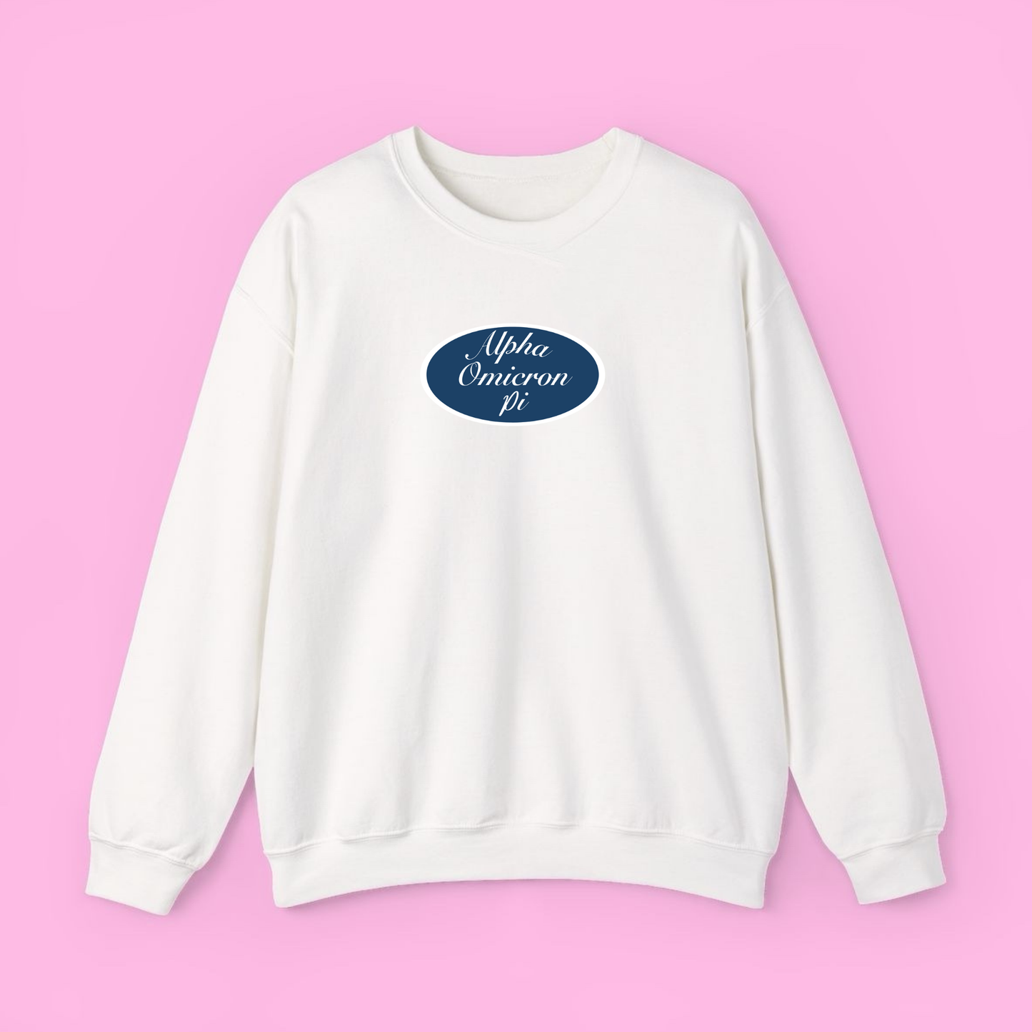Bumper Sweatshirt- Alpha Omicron Pi