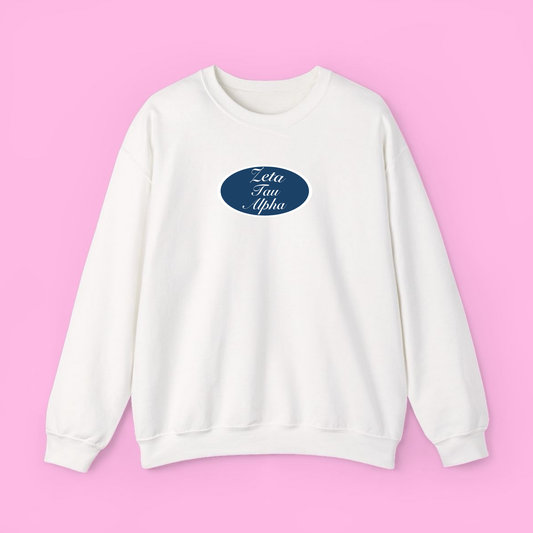 Bumper Sweatshirt- Zeta Tau Alpha