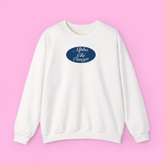 Bumper Sweatshirt- Alpha Chi Omega