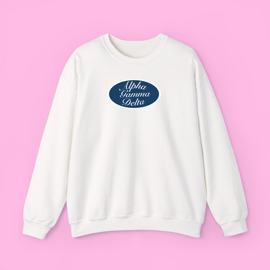 Bumper Sweatshirt- Alpha Gamma Delta