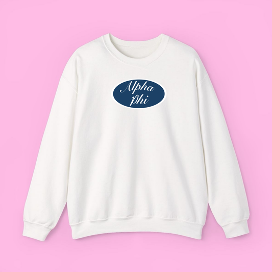Bumper Sweatshirt- Alpha Phi