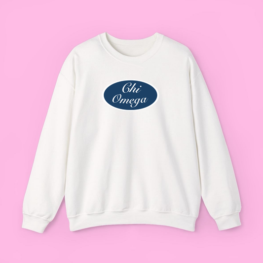 Bumper Sweatshirt- Chi Omega
