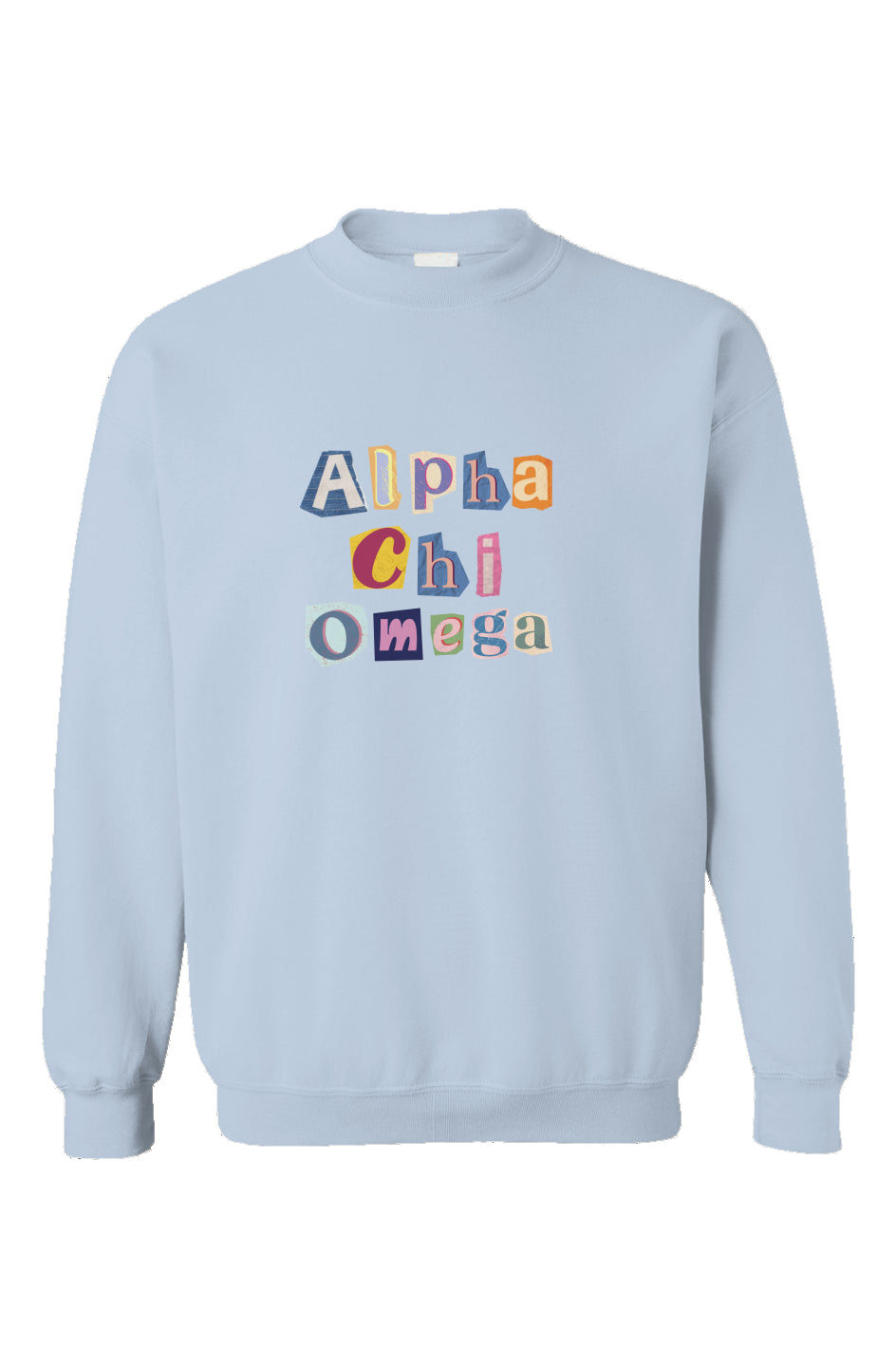 90’s Throwback Sweatshirt-Alpha Chi Omega