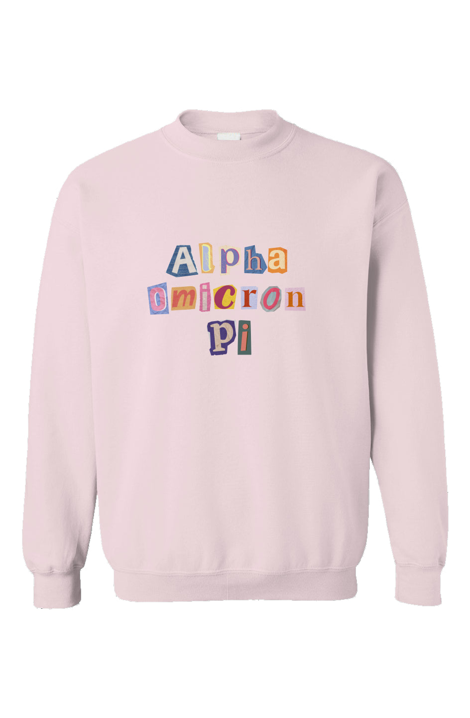 90’s Throwback Sweatshirt- Alpha Omicron Pi