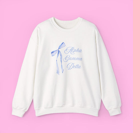 Blue Southern Sweatshirt- Alpha Gamma Delta